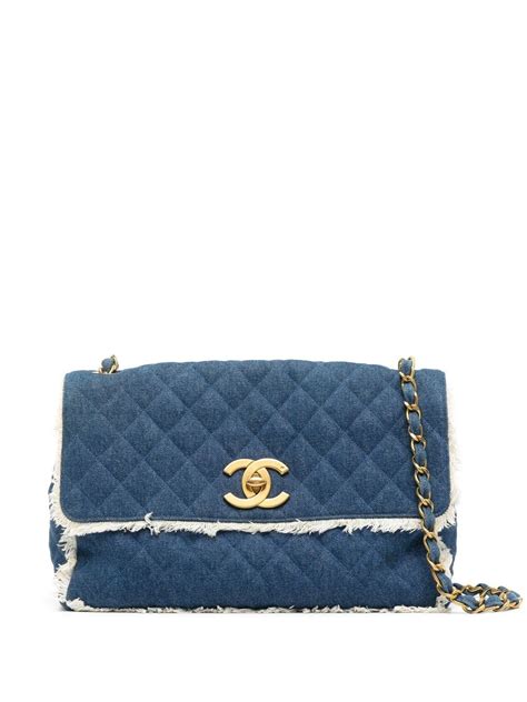 denim chanel flap|chanel flap bag jumbo.